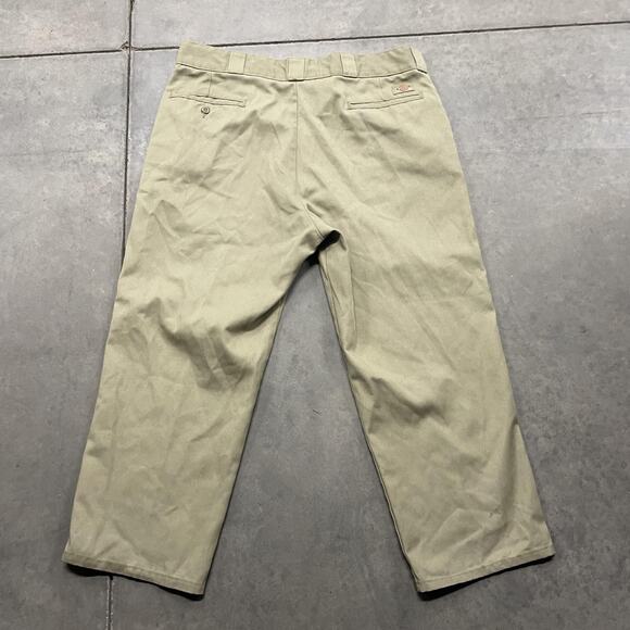 Dickies Pants Mens 38x32 Khaki 874 Original Fit Work Chino Durable Twill Classic - Picture 6 of 6